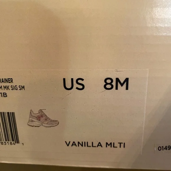 Michael Kors Katrina Floral Print Signature Logo Trainer - Picture 10 of 10